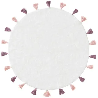 Lytte Kinderteppich waschbar Malu Rosa ø 80 cm rund , Textil , Beton Optik , Rund , 80x80 cm , Oeko-Tex® Standard 100 , für Fußbodenheizung geeignet , Teppiche und Böden, Teppiche, Kinderteppiche