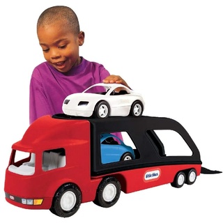 Little Tikes 484964E3X1 Großer Autotransporter - Spielzeugtransporter & zwei Autos - Fördert aktives und kreatives Spielen für Kleinkinder ab 12 Monaten bis 6 Jahren