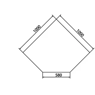 Haas+Sohn | Kamin Glasplatte, Funkenschutzplatte | Form B