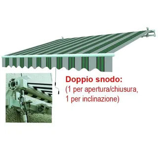 Vorhang Ab Sun mit Halterung VIGOR Blatt Weiß/Grün 395x250 CM