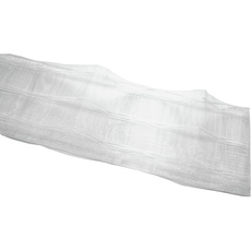 Bild Multifunktionales Gardinenband mit verdeckter Schlaufenfunktion, Geeignet für Haken und Gleiter, Schlaufenband, 10 cm breit, 10 m lang, 100 % Polyester, Transparent