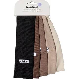 Hairlust Bürsten & Zubehör Wide Jersey Headbands 5-Pack 5 Stk.