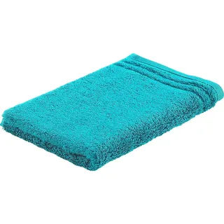 Vossen Gästetuch , Türkis , Textil , Uni , 30x50 cm , Textiles Vertrauen - Oeko-Tex®, Made in Austria , saugfähig, angenehm weich, hochwertige Qualität, Bordüre , Heimtextilien, Badtextilien, Gästehandtücher