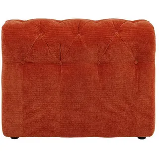 Kawola Sofa Sitzelement Sephi Rot Cord , Textil , Füllung: Kaltschaum , 82x62x27 cm , Wohnzimmer, Sofas & Couches, Sofas, Modulsofas