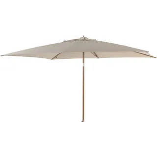 4Seasons Azzurro Gartenschirm klein Holzoptik/Sand