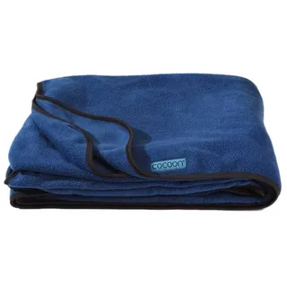 Cocoon Fleece Decke 200 x 160 cm Blau