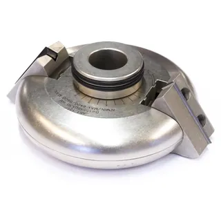 BRÜCK WP-Schwenkmesserkopf SYNCRO 4 155 x 60 x 30 mm Z 2 - MAN - beidseitig von 0 - 60° verstellbar - mit 1/2° Skalierung | 1217