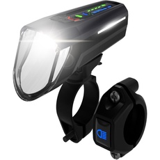 Bild von FAHRRAD Fahrrad-Scheinwerfer LED batteriebetrieben Schwarz