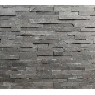 Euro Stone Verblender Schiefer Schwarz 15 cm x 60 cm