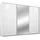 Schwebetürenschrank Cortona 278 x 214 x 64 cm Weiß