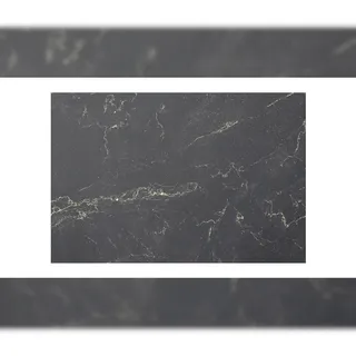 ALLboards Magnettafel 90,0 x 60,0 cm Marmor schwarz
