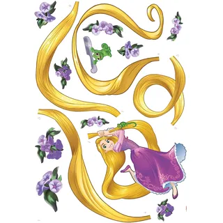 KOMAR "Rapunzel 100 x 70 cm , Tapeten & Wandverkleidungen, Wandtattoos, & Sticker, Wandsticker, Kinderzimmer,