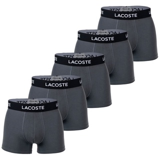 Lacoste Boxershorts, Trunks, 5er-Pack - Grau