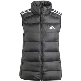 adidas Damen Essentials 3-Stripes Light Down Vest, Black, XS