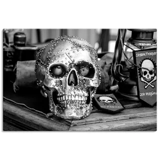 Artland Wandbild »Totenkopf« klassische Fantasie 1 Stk. tlg. als Leinwandbild, Poster, Wandaufkleber in verschied. Größen, silberfarben
