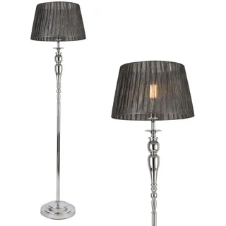lux.pro Stehleuchte 151cm 1-flg. E27 Grau