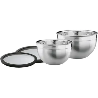 Rösle Schüssel-Set Silberfarben 2-tlg.
