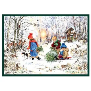 Richard Sellmer Verlag Adventskalender A4 Schneefreuden im Wald