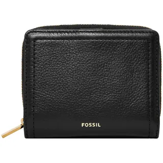 Fossil Damen Logan RFID Mini Multifunction Black Geldbörse, schwarz