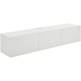 Hom`in Lowboard , Weiß , Holzwerkstoff , 180x36.7x42 cm , hängend , Wohnzimmer, TV Möbel, Lowboards, Lowboards hängend