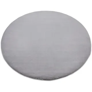 rugsX Teppich Bunny 140 cm , Textil , Rund , 140x140 cm , Teppiche und Böden, Teppiche