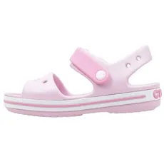 Crocs Crocband Sandalen – Unisex Kindersandalen – Leicht und mit sicherer Passform – Ballerina Pink – Größe 27-28