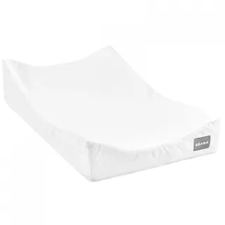 BÉABA BÉABA, Wickelunterlage Sofalange, Geneigte Wickelauflage, Verringert Reflux, Langlebigkeit und Qualität, Oeko-Tex-zertifizierter Stoff, Made in France, Patentiertes Konzept, Weiß