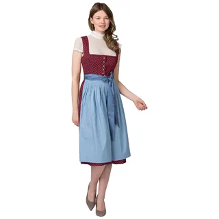 Stockerpoint Damen Julina Midi Dirndl, Bordeaux, 40
