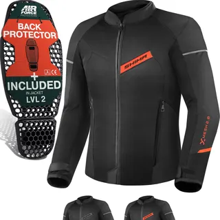 SHIMA X-MESH Motorradjacke Rot 4XL