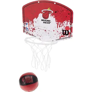 Wilson Mini-Basketballkorb NBA TEAM MINI HOOP, MIAMI HEAT, Kunststoff