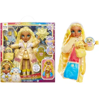 MGA Entertainment Rainbow High Winter Wonderland Doll - Sunny (Gelb) (120858EUC)