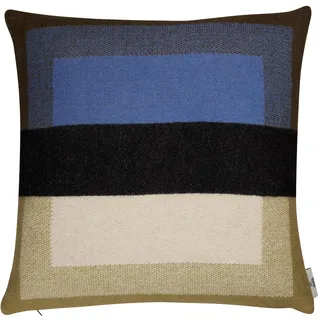 RØROS TWEED - BENTO Kissen - Kissen aus norwegischer Lammwolle - Design von Kristine Five Melvær (105253 Olive, 50 x 50 cm)