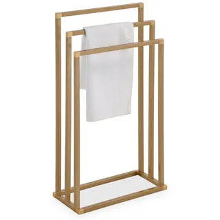 Idimex Handtuchhalter Kuno , Goldfarben , Metall, Metall , Mode , 45x84x21 cm , Badezimmer, Badezimmerausstattung, Handtuchhalter