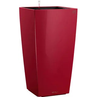 LECHUZA Cubico Premium 50 50 x 50 x 95 cm Scarlet Rot Hochglanz