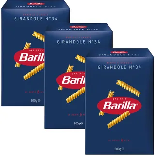 Barilla Girandole Nr 34 Kurze Pasta aus Hartweizengriess 500g 3er Pack