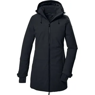 KILLTEC Damen Funktionsparka/Parka mit Kapuze KOW 307 WMN PRK, schwarz, 42,