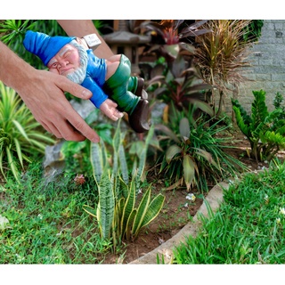 Gartenzwerg Lustig Gartenfiguren & Gartenstatuen Gartendeko Für Draußen Figuren 24cm Gartenzwerge Für Außen Betrunkene Zwerg Statuen Gartendekoration Harzskulptur