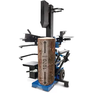 Scheppach Compact 12T Holzspalter stehend | 12 Tonnen 400V 3500W | Meterholz bis 1070mm / max. Ø 400mm | schwenkbarer Tisch | Hartholz & Weichholz