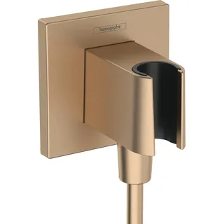 Hansgrohe Fixfit E mit Brausehalter, brushed bronze