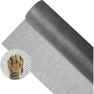 Fliegennetz Meterware 120 x 250 cm,Fiberglas-Fliegengitter Fenster Gewebe Schneidbar Ersatznetz,Insektenschutz Gaze Fenster, für Fenster, Dachfenster, Balkontür (Schwarz)