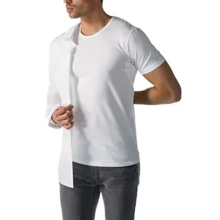 MEY Unterziehshirt »DRY COTTON FUNCTIONAL«, unter dem Businesshemd unsichtbar, Halbarm Mey weiß