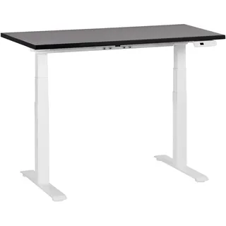 Beliani Schreibtisch Destin III Schwarz / Weiß