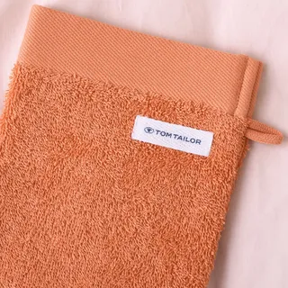 Tom Tailor Waschhandschuh 16 x 21 cm orange 6 St.