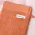 Waschhandschuh 16 x 21 cm orange 6 St.