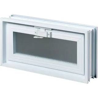 Lüftungsfenster 384 mm x 189 mm für 2 19er Glassteine