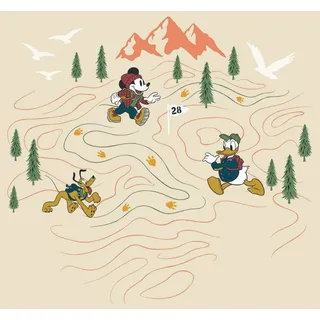 KOMAR Mickey Meets the Mountain - Größe 300 x 280 cm IADX6-035