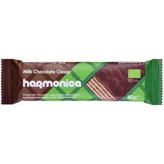 Einkornwaffel mit Milch und Kakaocreme in Bio-Milchschokoladenüberzug 40 g - HAR