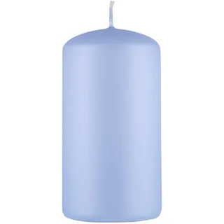 DONAU HOME Kerze Säule Standard Lack/Paraffinkerze/ 60x115mm/ Blau Perle Matt/Stumpenkerze/Deko Kerzen Wachskerze/ 1 Stück/Zur Dekoration