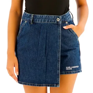 Karl Lagerfeld A3w10133 Kurze Jeans - Washed Dark Blue - M