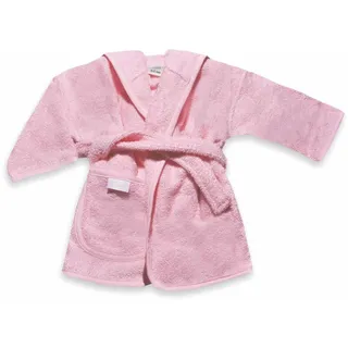 Bademantel Uni Line, Pink 1-2jr